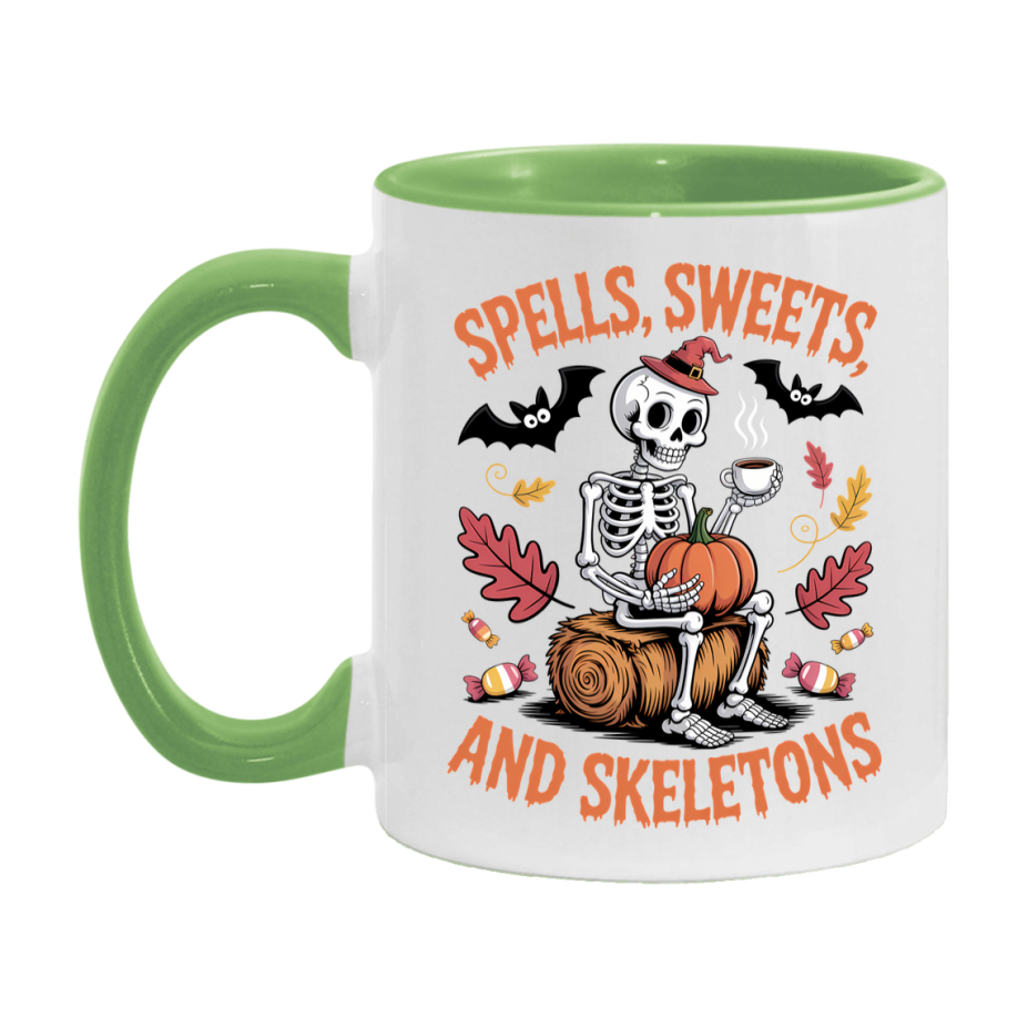 In Love With Fall Coffee Mug, Cozy Cute Autumn Coffee Cup, 11Oz Or 15Oz White Ceramic Mug