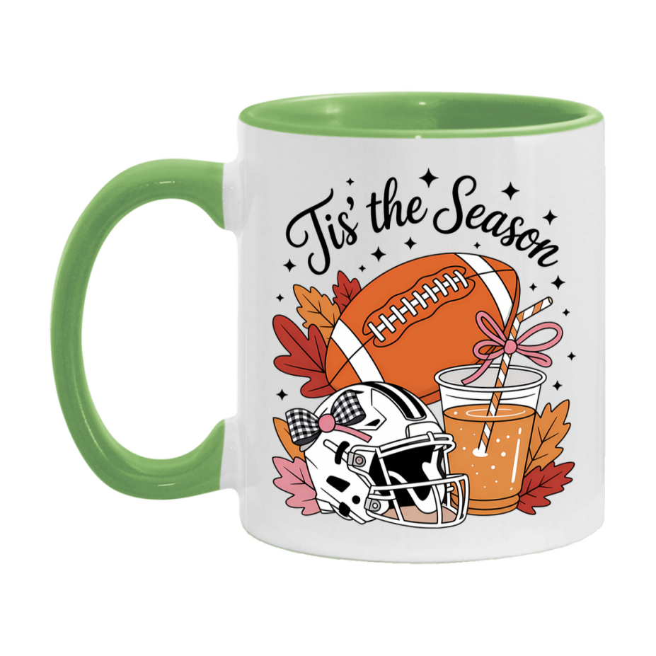 In Love With Fall Coffee Mug, Cozy Cute Autumn Coffee Cup, 11Oz Or 15Oz White Ceramic Mug