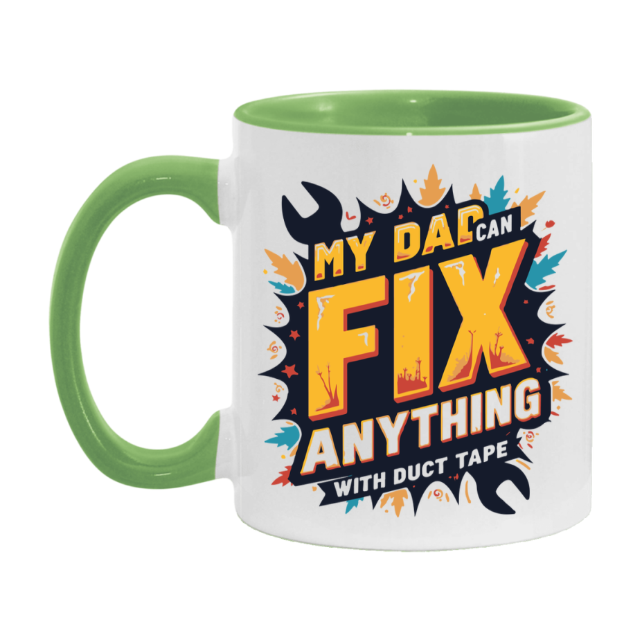 Dad Joke Coffee Mug, Funny Coffee Mug Gift For Dad, 11Oz Or 15Oz White Ceramic Cup