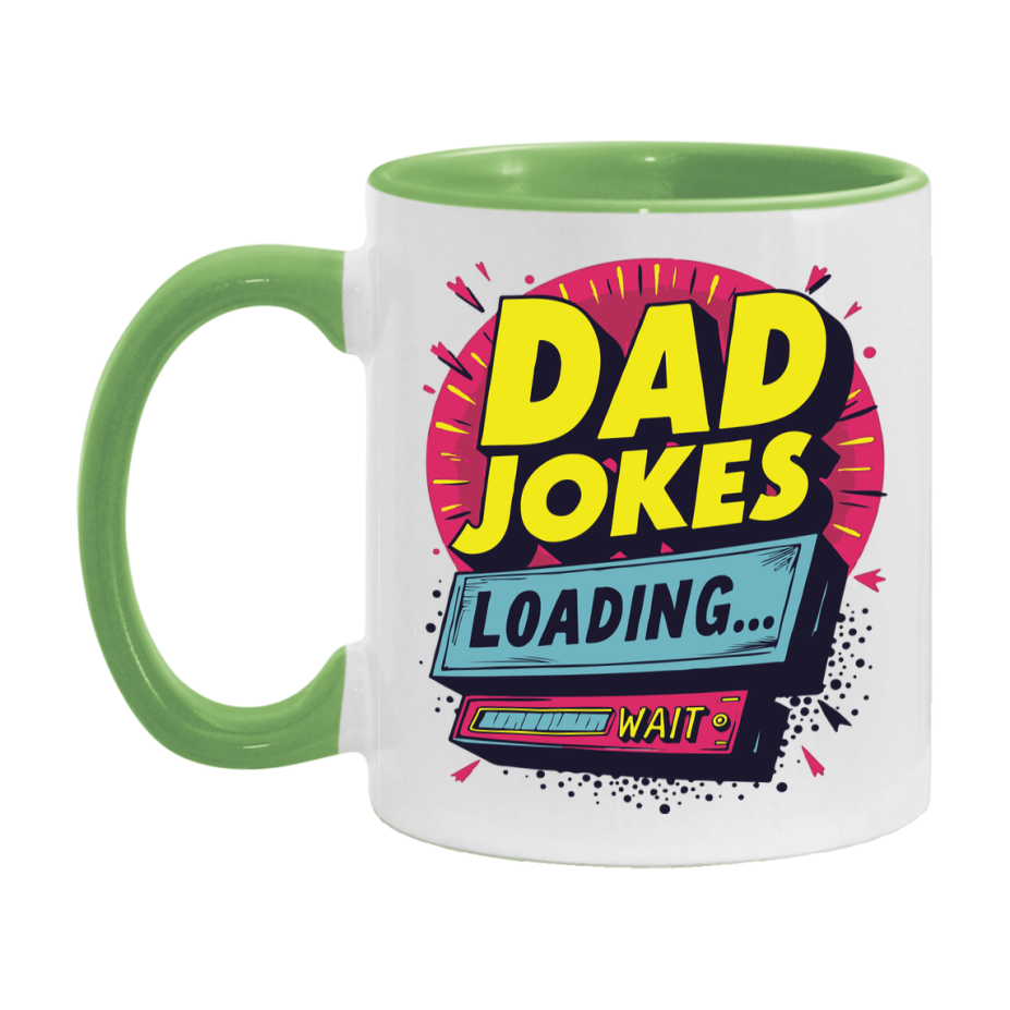 Dad Joke Coffee Mug, Funny Coffee Mug Gift For Dad, 11Oz Or 15Oz White Ceramic Cup