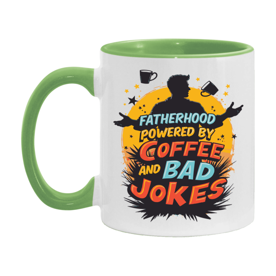 Dad Joke Coffee Mug, Funny Coffee Mug Gift For Dad, 11Oz Or 15Oz White Ceramic Cup