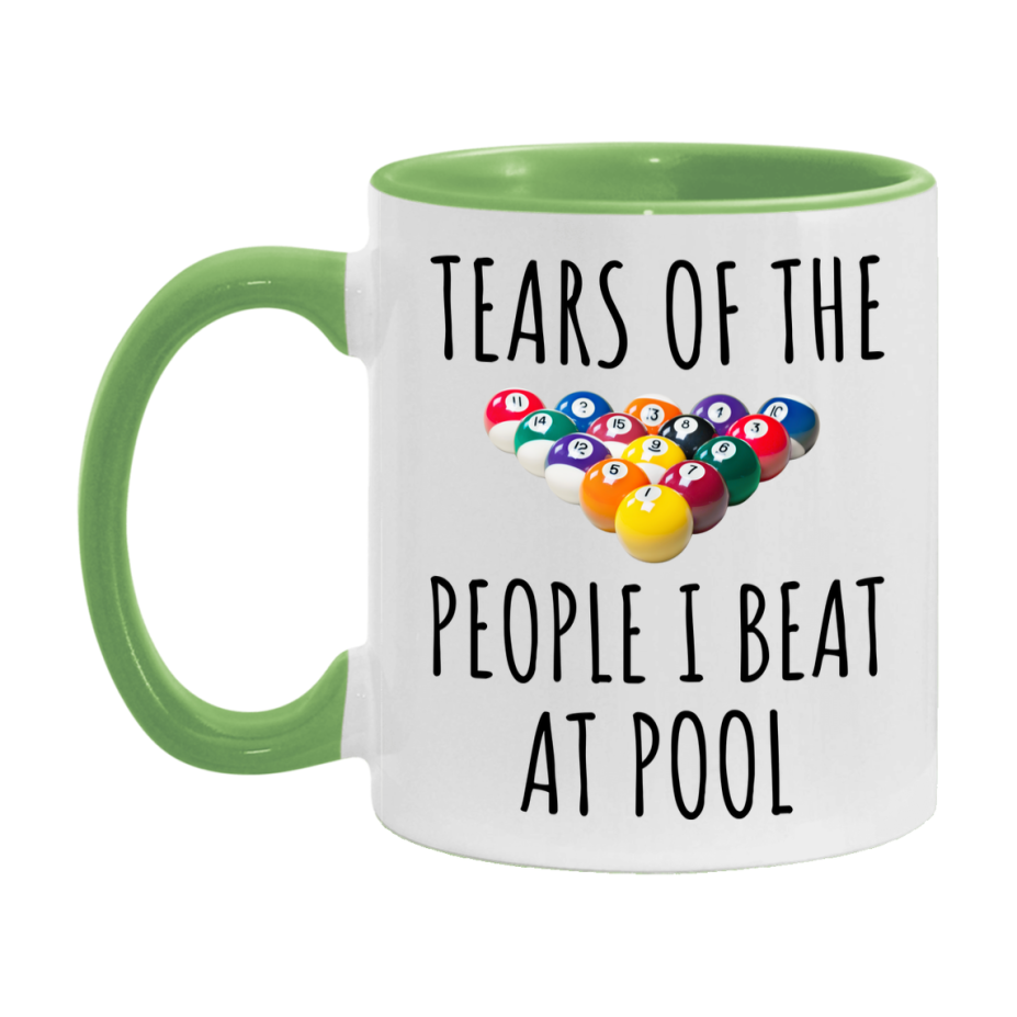 Pool Mug Funny Billiards Mug, Tears Of The People I Beat At Pool