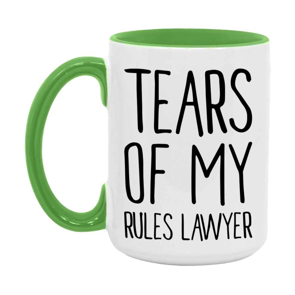 Dnd Dragon Masters Mug, Tears Of My Rules Lawyer Coffee Mug, Rpg Gift