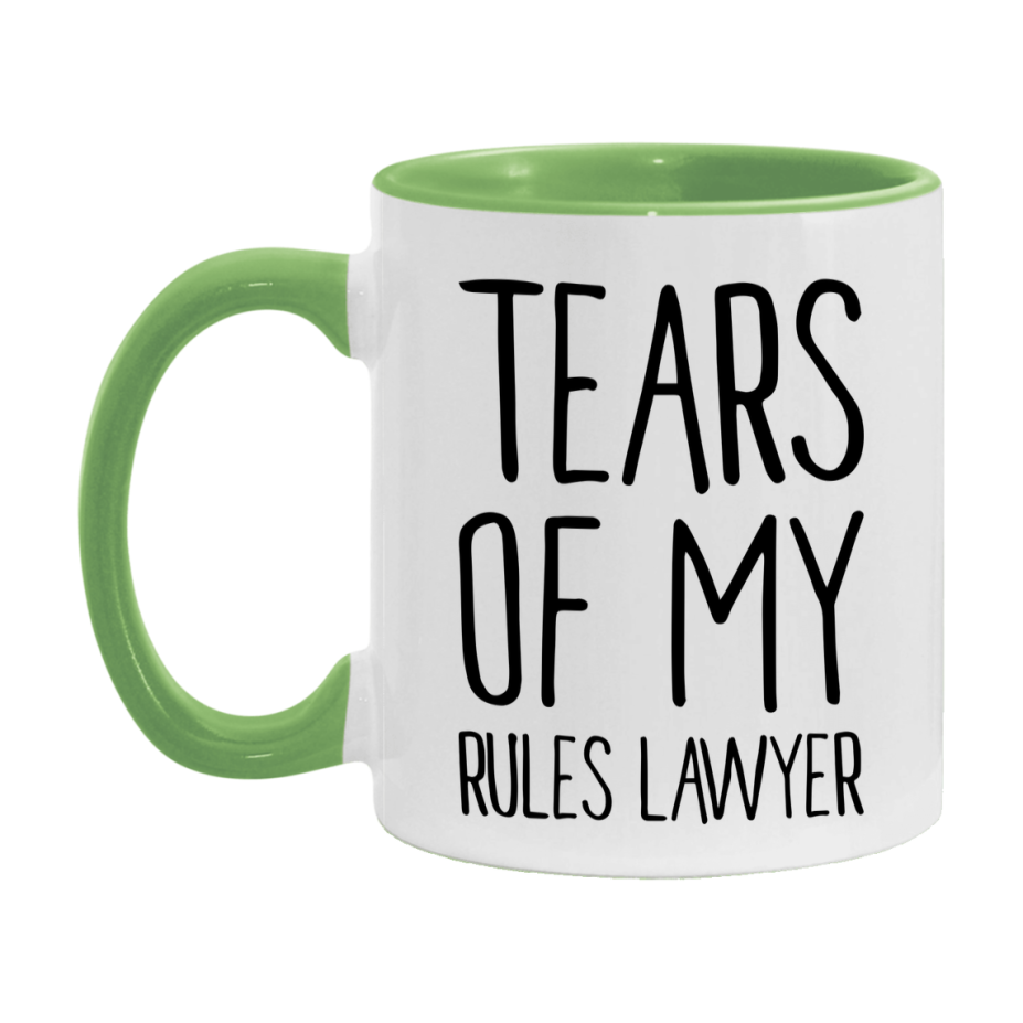 Dnd Dragon Masters Mug, Tears Of My Rules Lawyer Coffee Mug, Rpg Gift