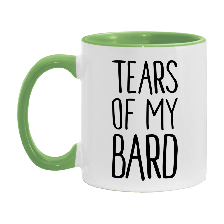 Dnd Dragon Masters Mug, Tears Of My Bard Coffee Mug, Rpg Gift