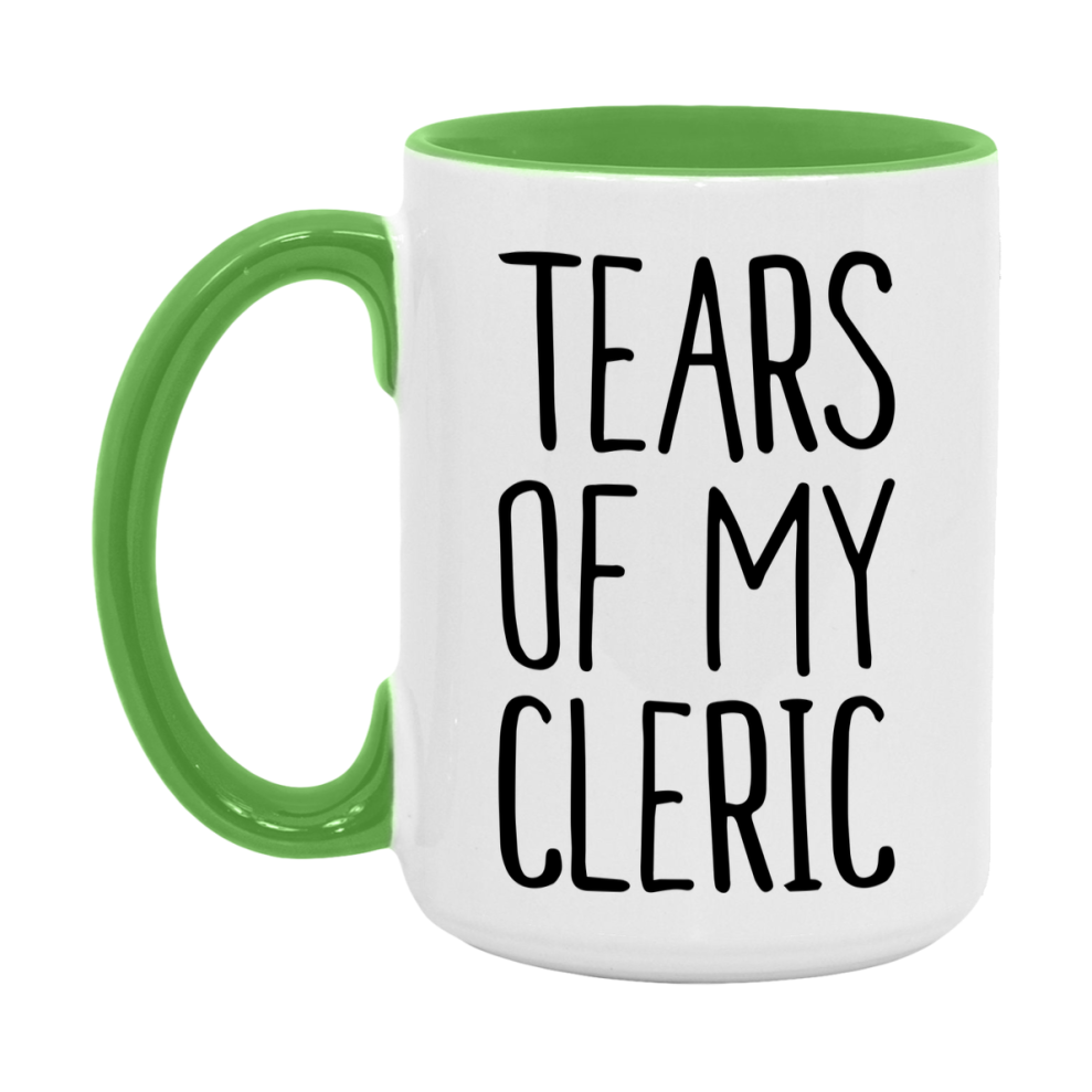Dnd Dragon Masters Mug, Tears Of My Cleric Coffee Mug, Rpg Gift