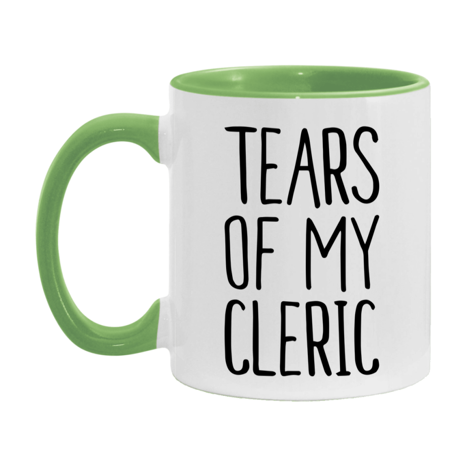 Dnd Dragon Masters Mug, Tears Of My Cleric Coffee Mug, Rpg Gift