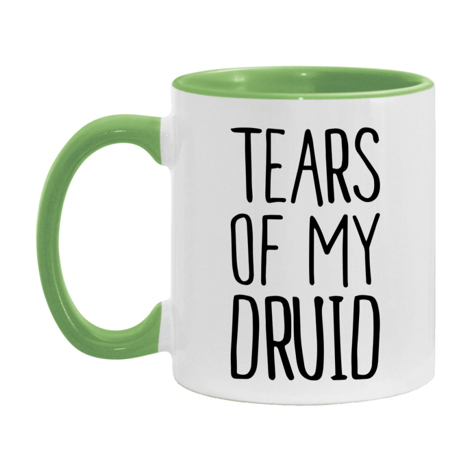 Dnd Dragon Masters Mug, Tears Of My Druid Coffee Mug, Rpg Gift