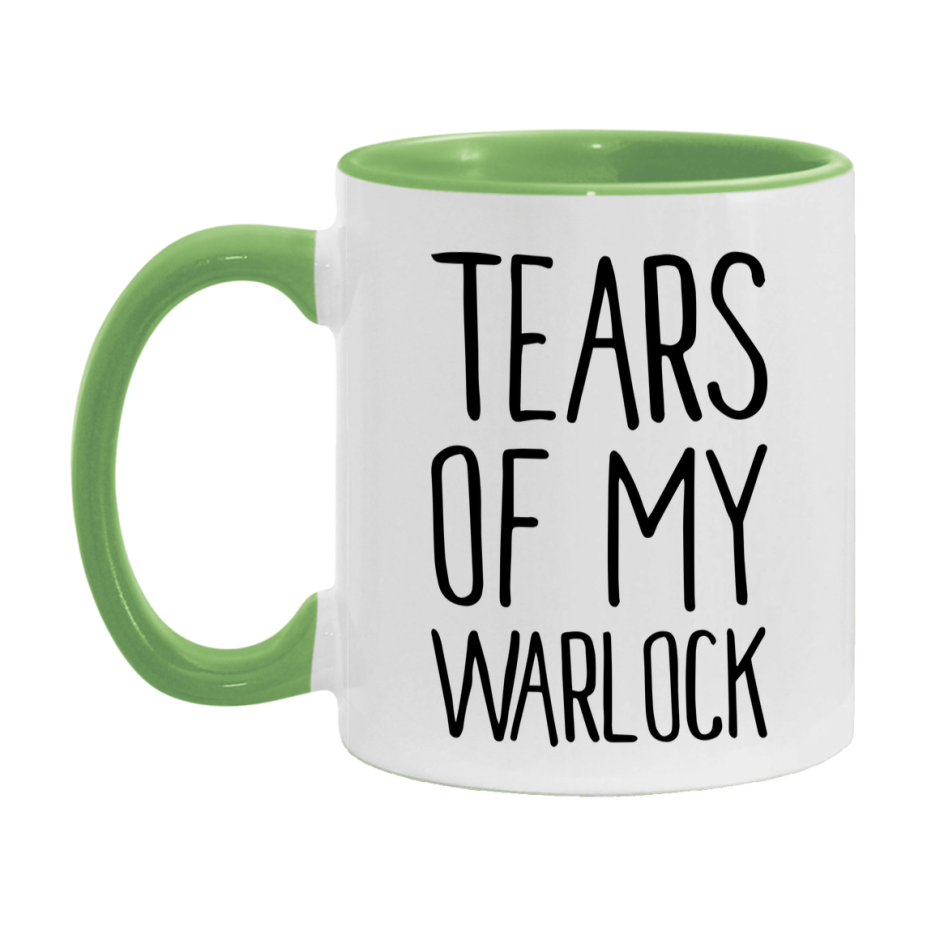 Dnd Dragon Masters Mug, Tears Of My Warlock Coffee Mug, Rpg Gift