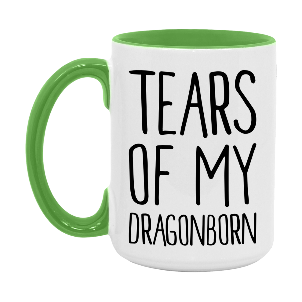 Dnd Dragon Masters Mug, Tears Of My Dragonborn Coffee Mug, Rpg Gift