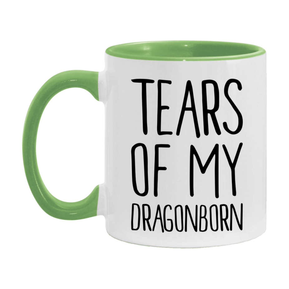 Dnd Dragon Masters Mug, Tears Of My Dragonborn Coffee Mug, Rpg Gift