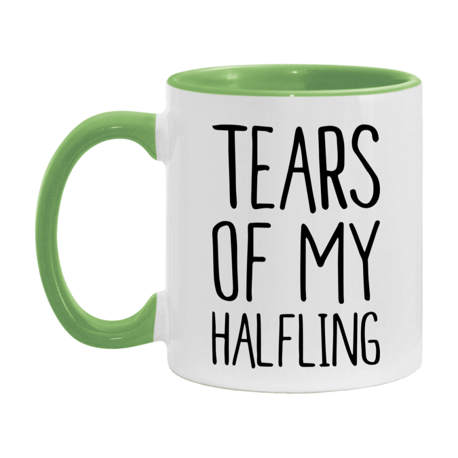 Dnd Dragon Masters Mug, Tears Of My Halfling Coffee Mug, Rpg Gift
