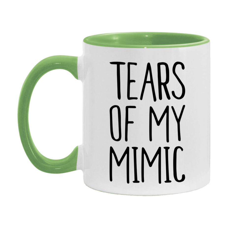 Dnd Dragon Masters Mug, Tears Of My Mimic Coffee Mug, Rpg Gift