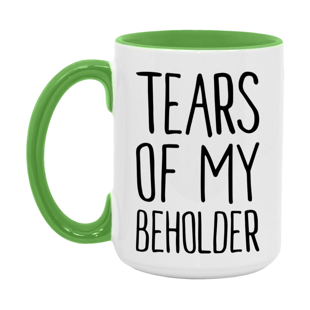 Dnd Dragon Masters Mug, Tears Of My Beholder Coffee Mug, Rpg Gift