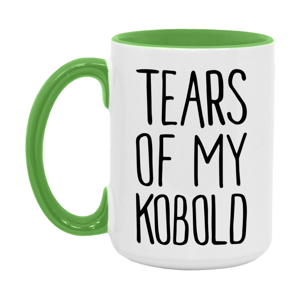 Dnd Dragon Masters Mug, Tears Of My Kobold Coffee Mug, Rpg Gift