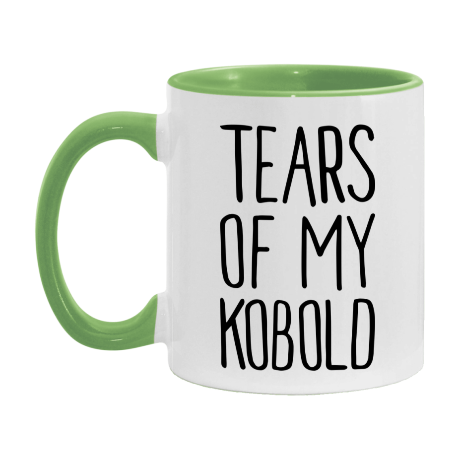 Dnd Dragon Masters Mug, Tears Of My Kobold Coffee Mug, Rpg Gift