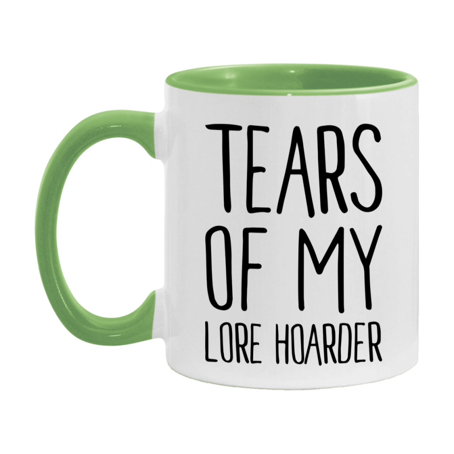 Dnd Dragon Masters Mug, Tears Of My Lore Hoarder Coffee Mug, Rpg Gift