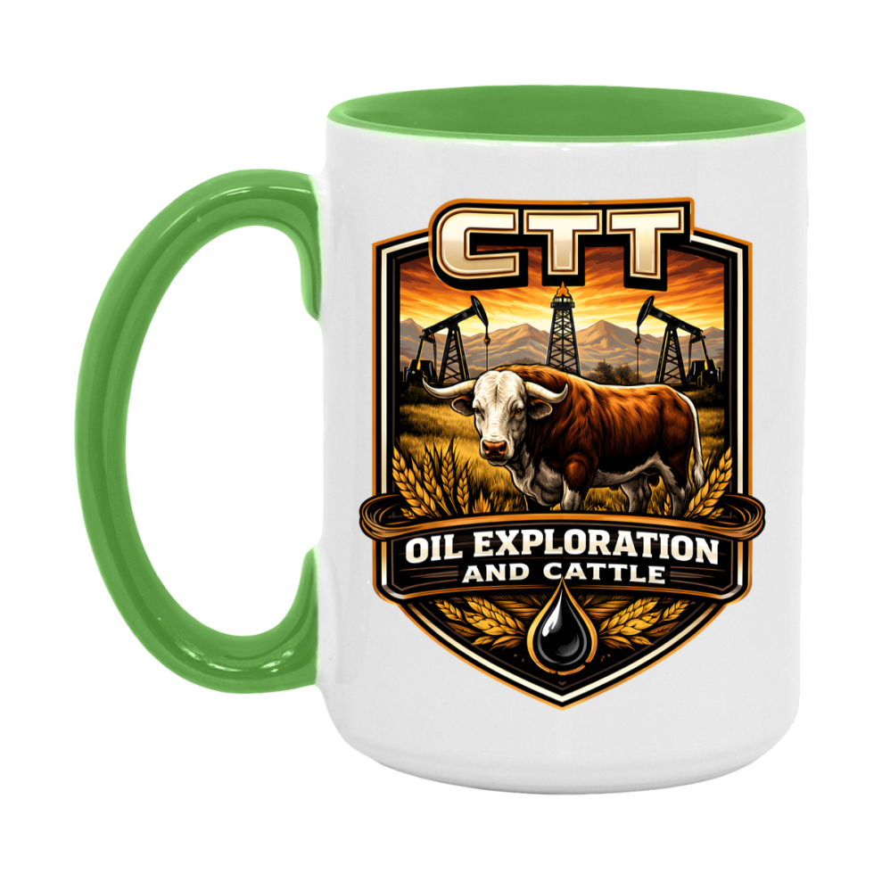 CTT Oil Exploration And Cattle Mug