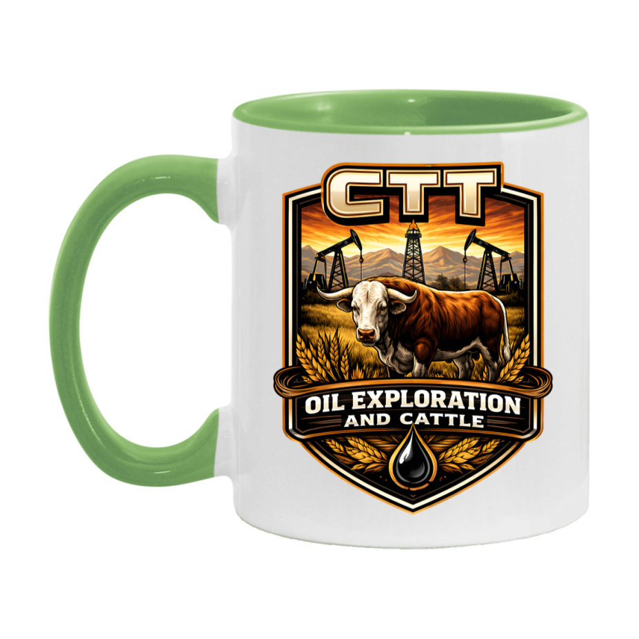 CTT Oil Exploration And Cattle Mug