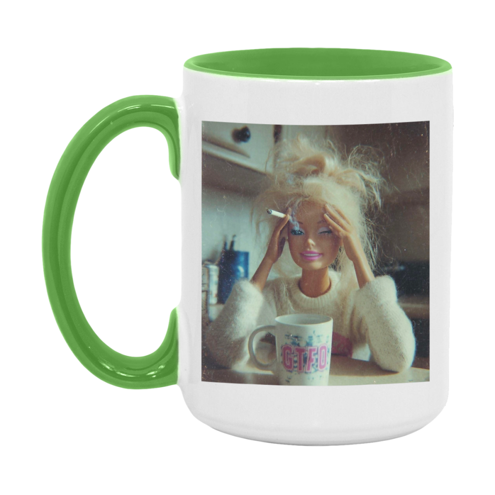 Disgusted Doll Face Mug, Funny Doll Face Meme Coffee Cup