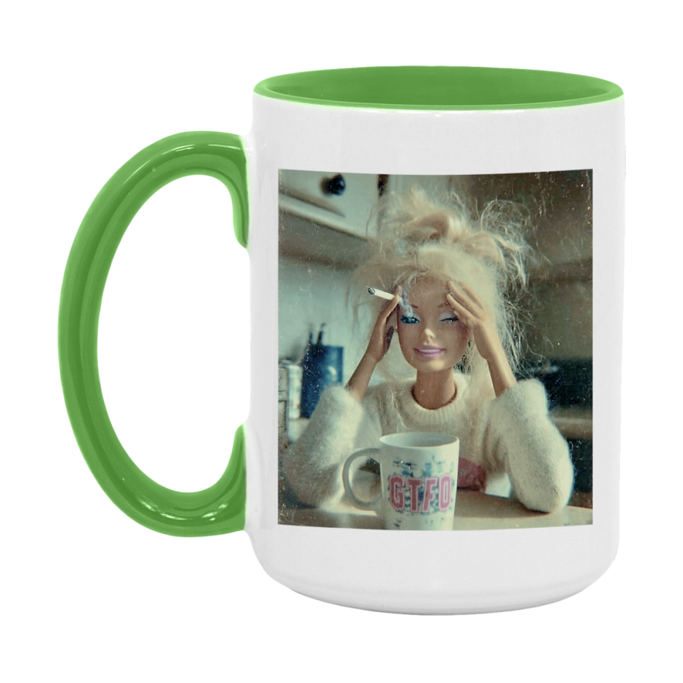 Disgusted Doll Face Mug, Funny Doll Face Meme Coffee Cup