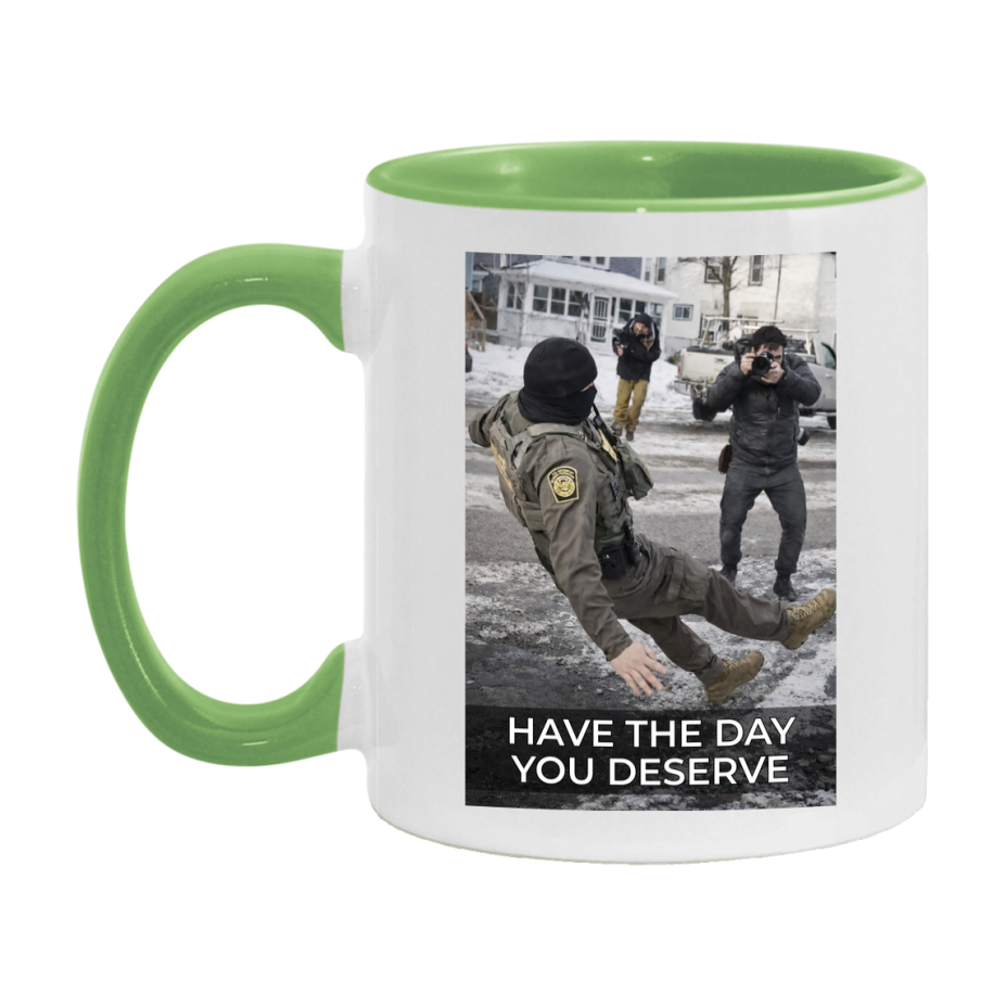 Viral Anti Ice Meme Mug, Pro Immigration Social Justice Coffee Mug