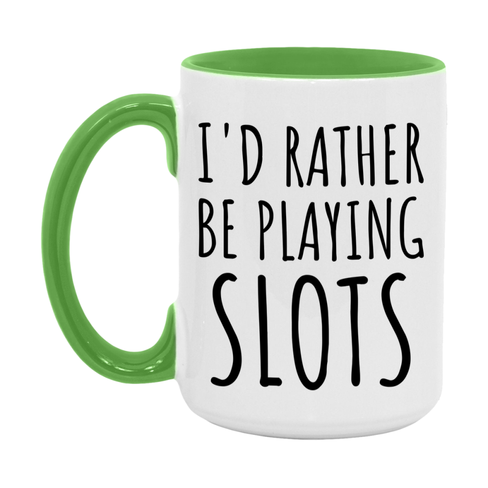 Casino Mug For Slots Players, Funny Slots Coffee Mug, 11Oz Or 15Oz Novelty Mug