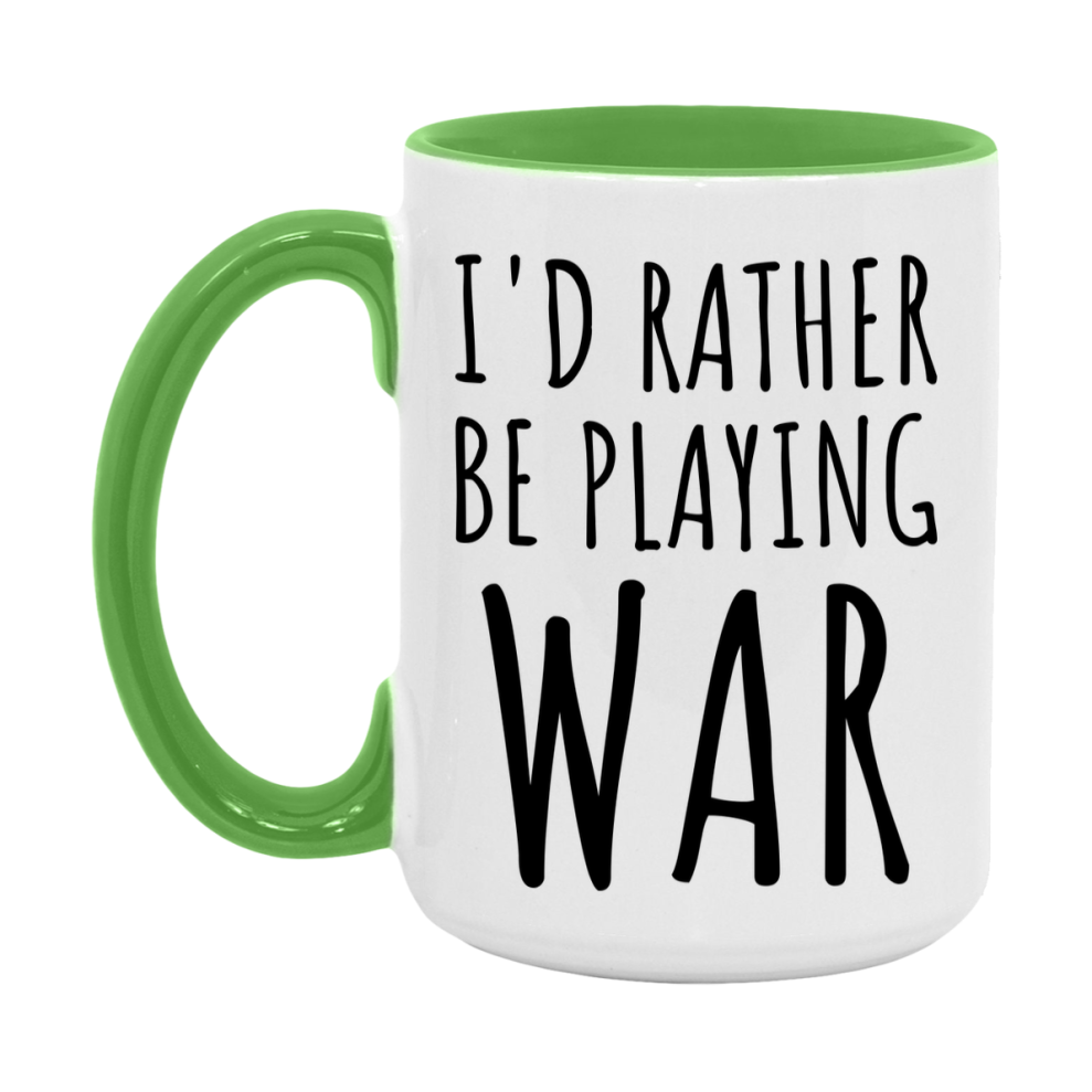 Casino Mug For War Players, Funny War Coffee Mug, 11Oz Or 15Oz Novelty Mug