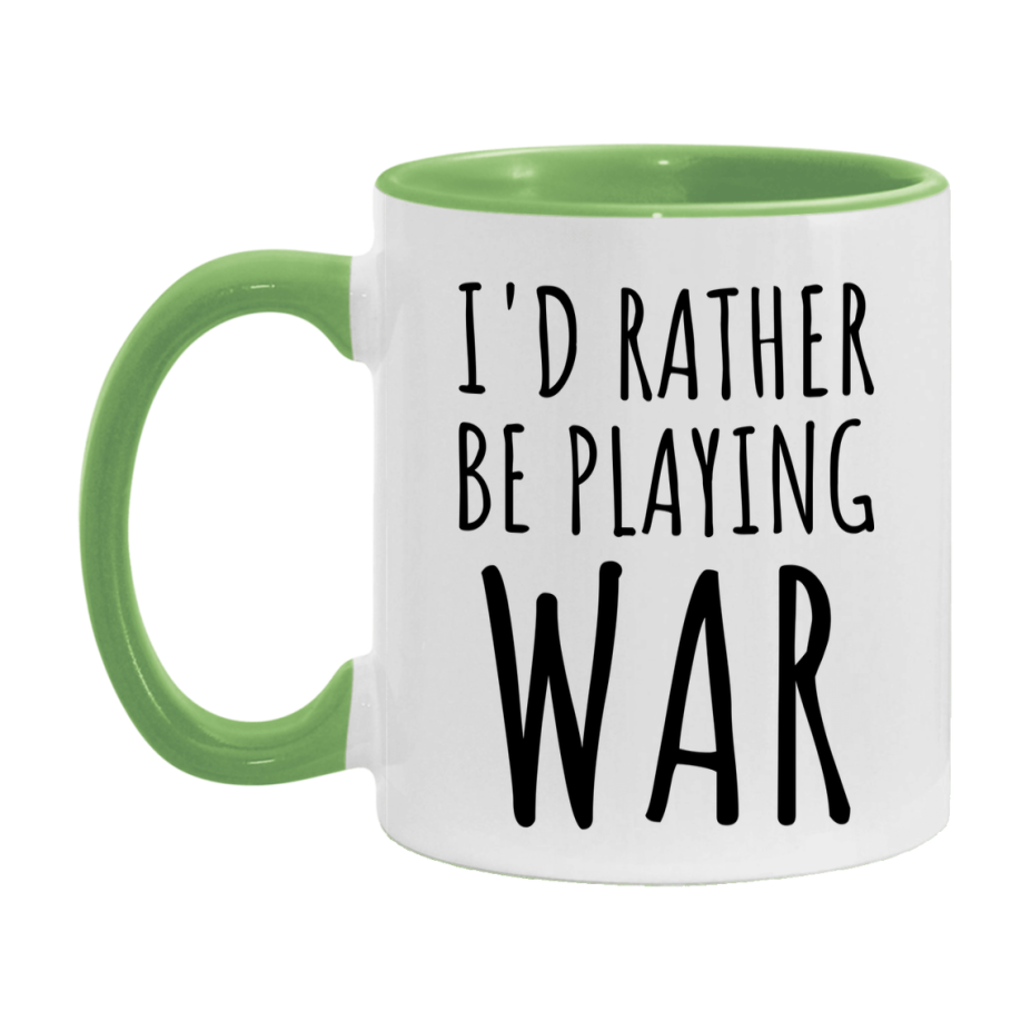 Casino Mug For War Players, Funny War Coffee Mug, 11Oz Or 15Oz Novelty Mug
