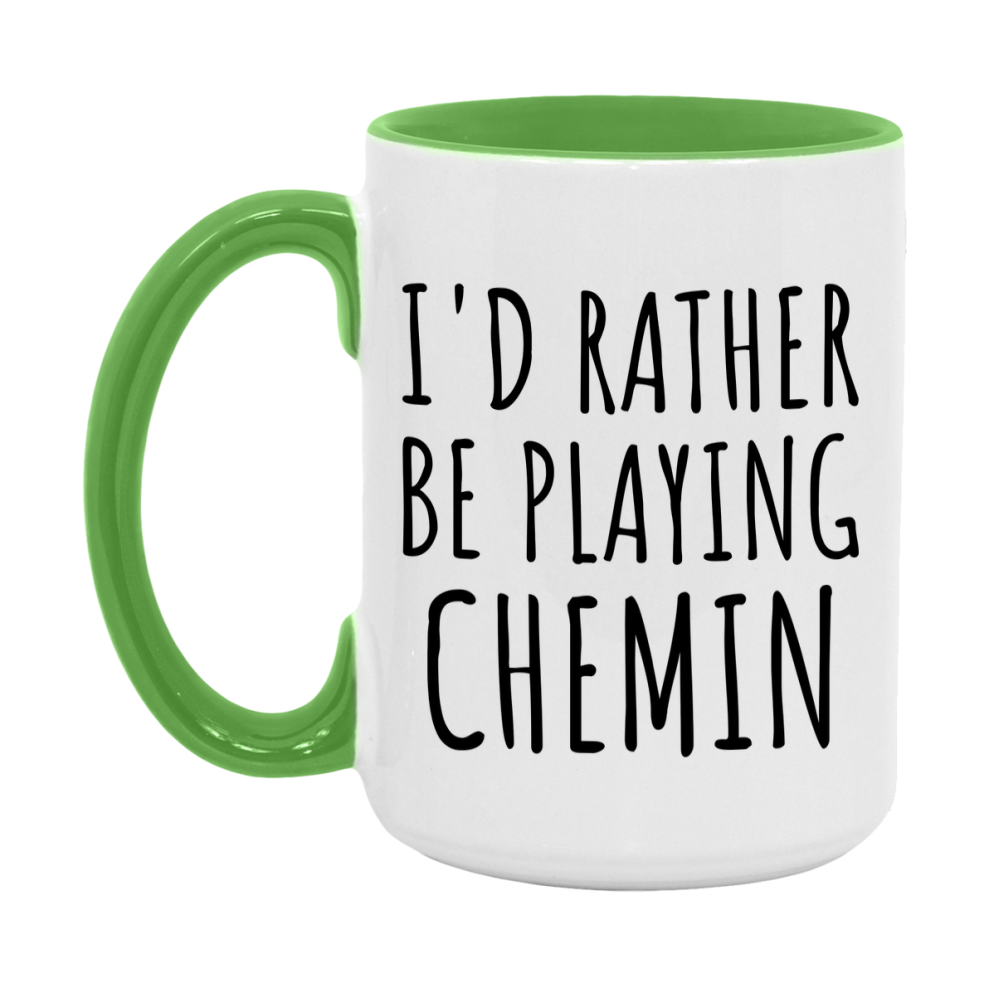 Casino Mug For Chemin Players, Funny Chemin Coffee Mug, 11Oz Or 15Oz Novelty Mug