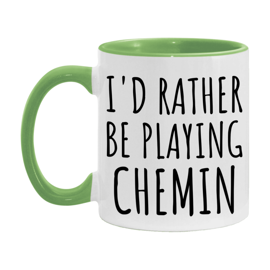 Casino Mug For Chemin Players, Funny Chemin Coffee Mug, 11Oz Or 15Oz Novelty Mug