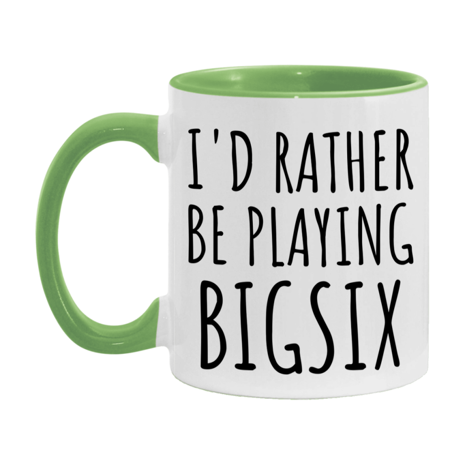 Casino Mug For Bigsix Players, Funny Bigsix Coffee Mug, 11Oz Or 15Oz Novelty Mug