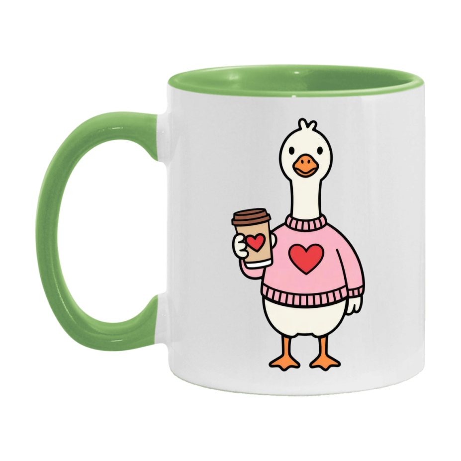 Silly Goose Mug, Silly Goose Valentine Mug, 11Oz Or 15Oz Ceramic Coffee Mug