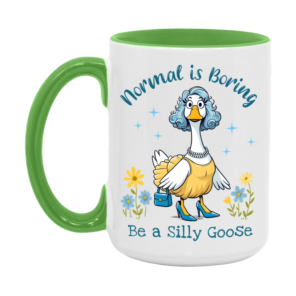 Silly Goose Mug, Funny Goose Coffee Mug, 11Oz Or 15Oz Ceramic Cup