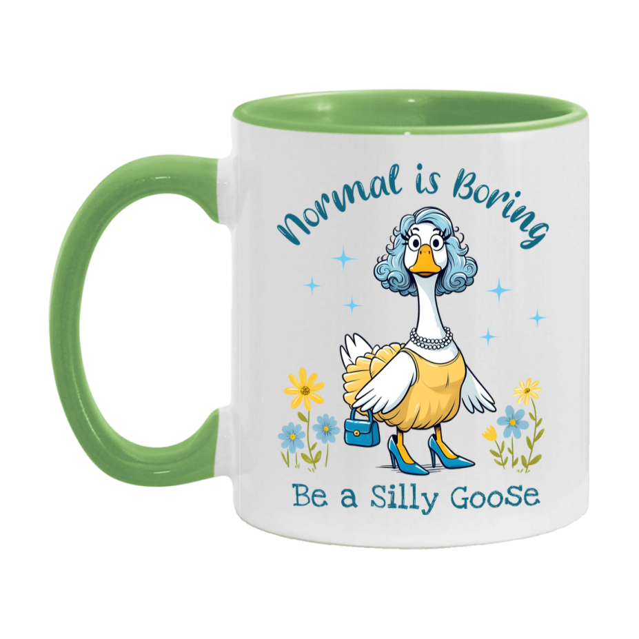 Silly Goose Mug, Funny Goose Coffee Mug, 11Oz Or 15Oz Ceramic Cup