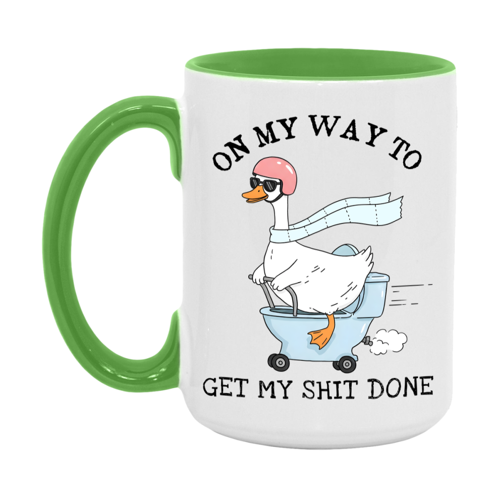 Silly Goose Mug, Funny Goose Coffee Mug, 11Oz Or 15Oz Ceramic Cup