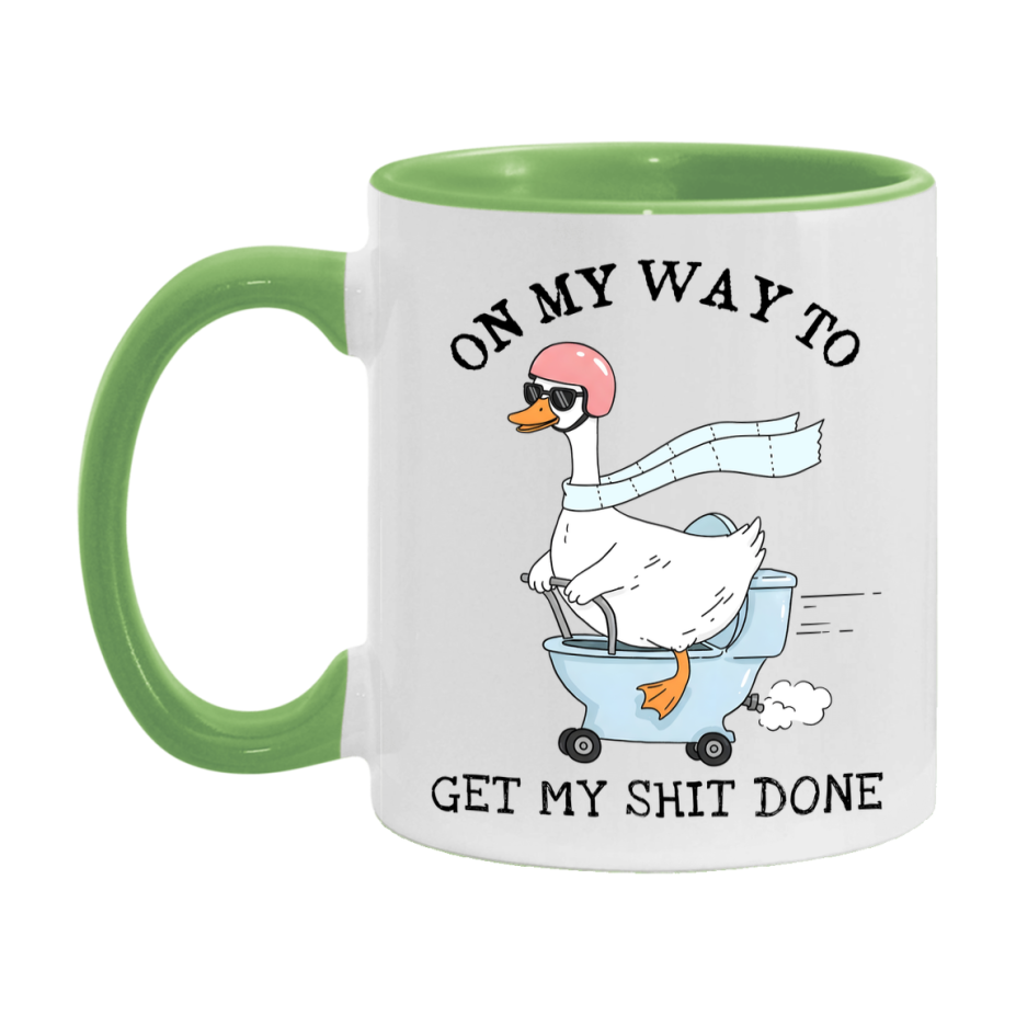 Silly Goose Mug, Funny Goose Coffee Mug, 11Oz Or 15Oz Ceramic Cup