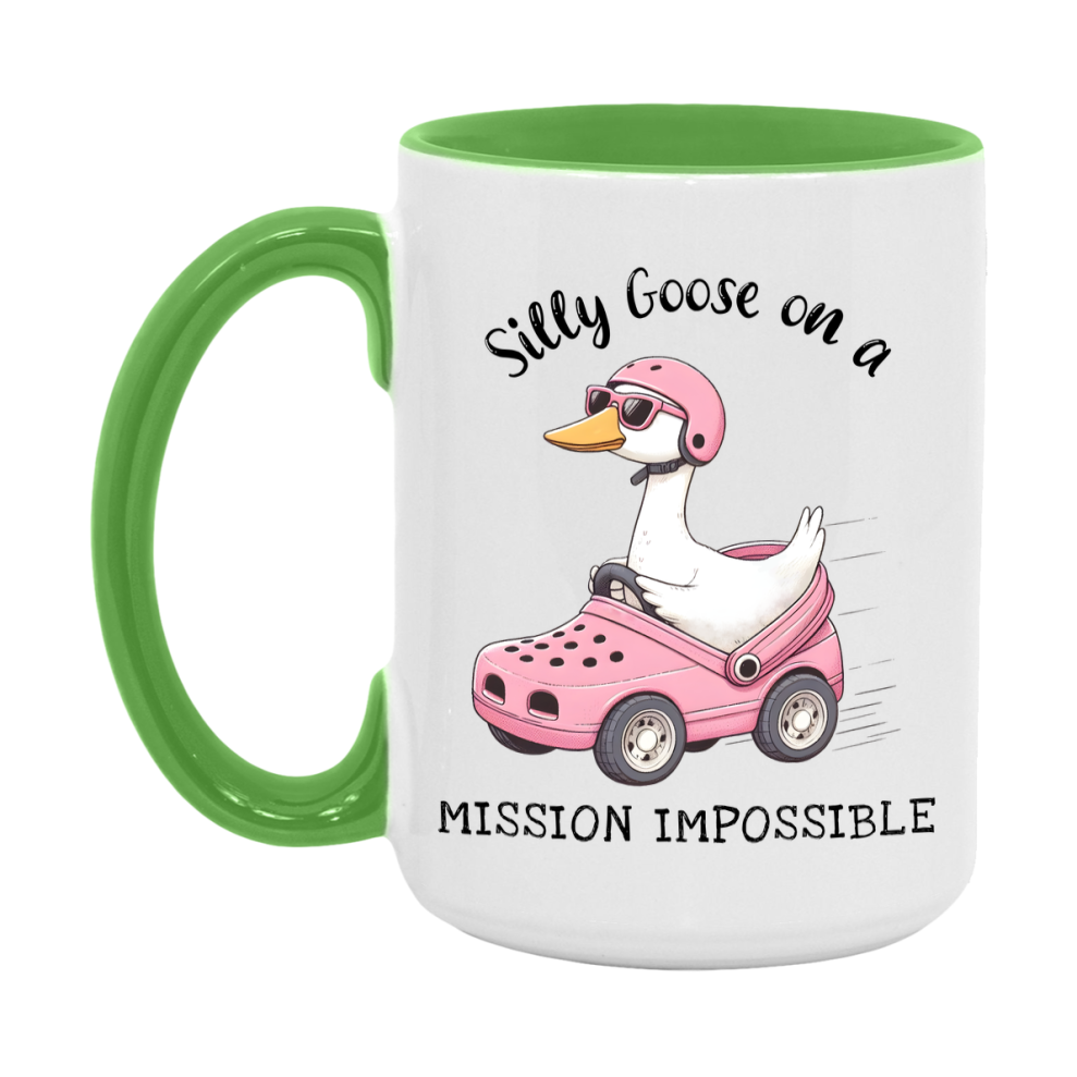 Silly Goose Mug, Funny Goose Coffee Mug, 11Oz Or 15Oz Ceramic Cup