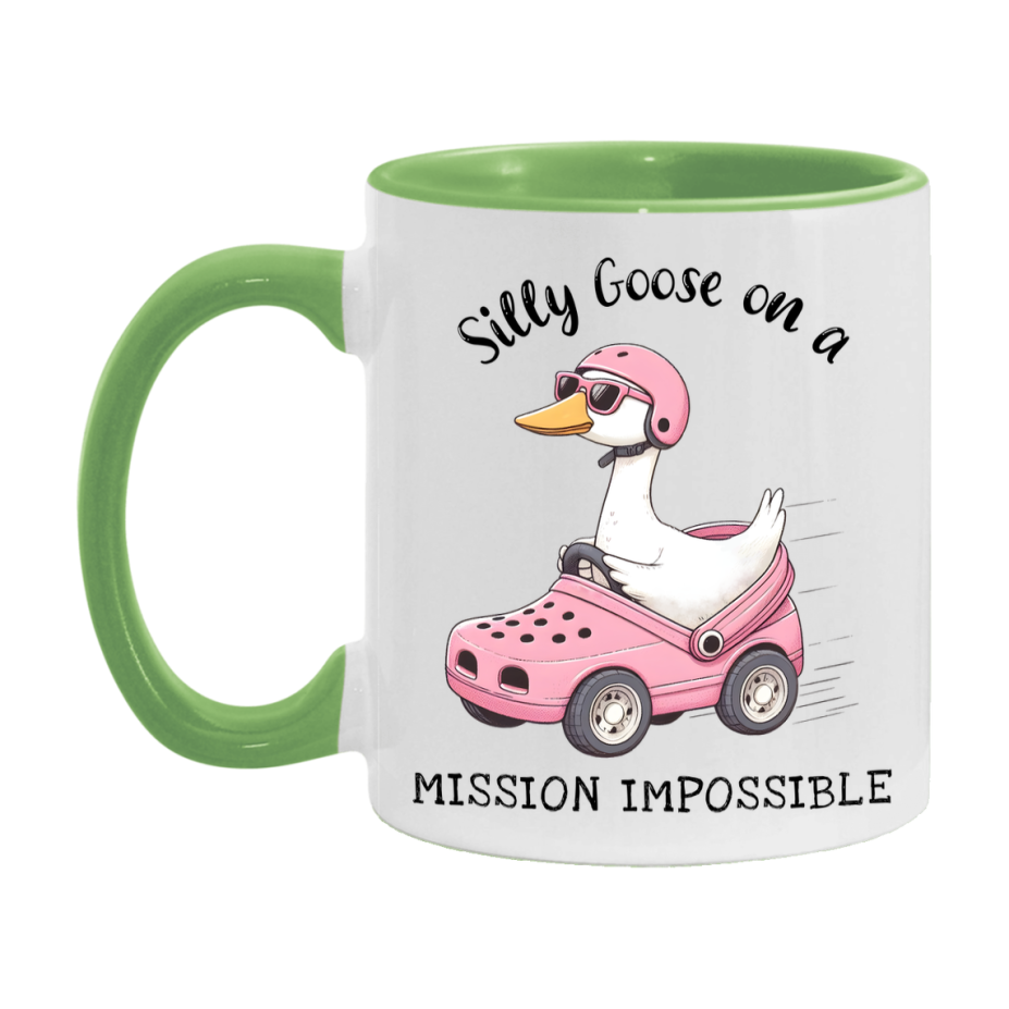 Silly Goose Mug, Funny Goose Coffee Mug, 11Oz Or 15Oz Ceramic Cup