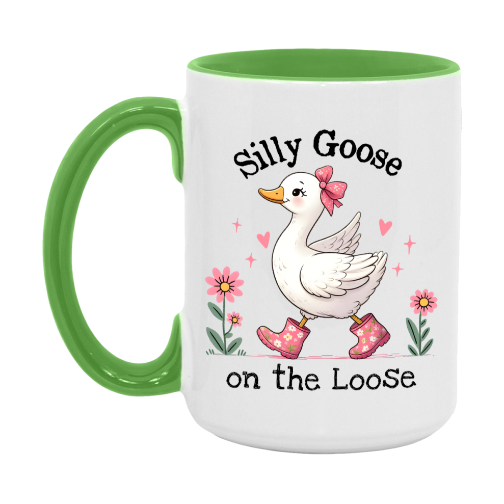 Silly Goose Mug, Funny Goose Coffee Mug, 11Oz Or 15Oz Ceramic Cup