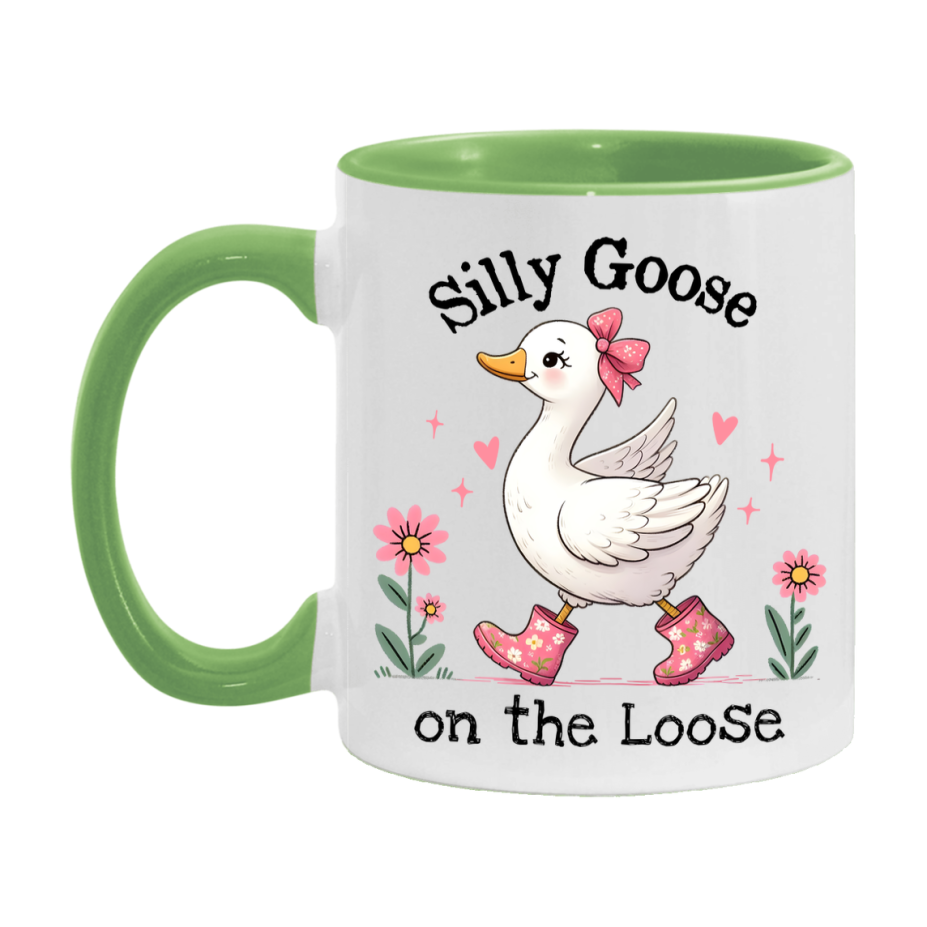 Silly Goose Mug, Funny Goose Coffee Mug, 11Oz Or 15Oz Ceramic Cup
