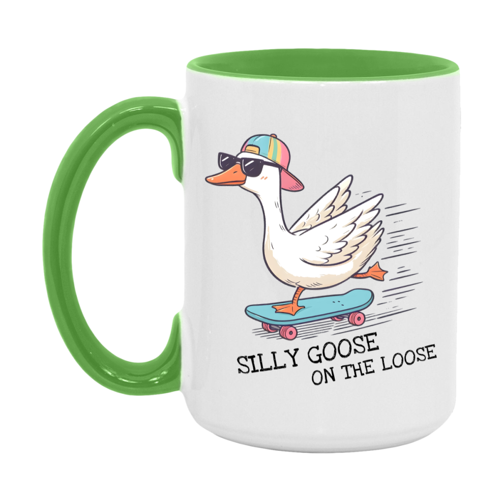 Silly Goose Mug, Funny Goose Coffee Mug, 11Oz Or 15Oz Ceramic Cup