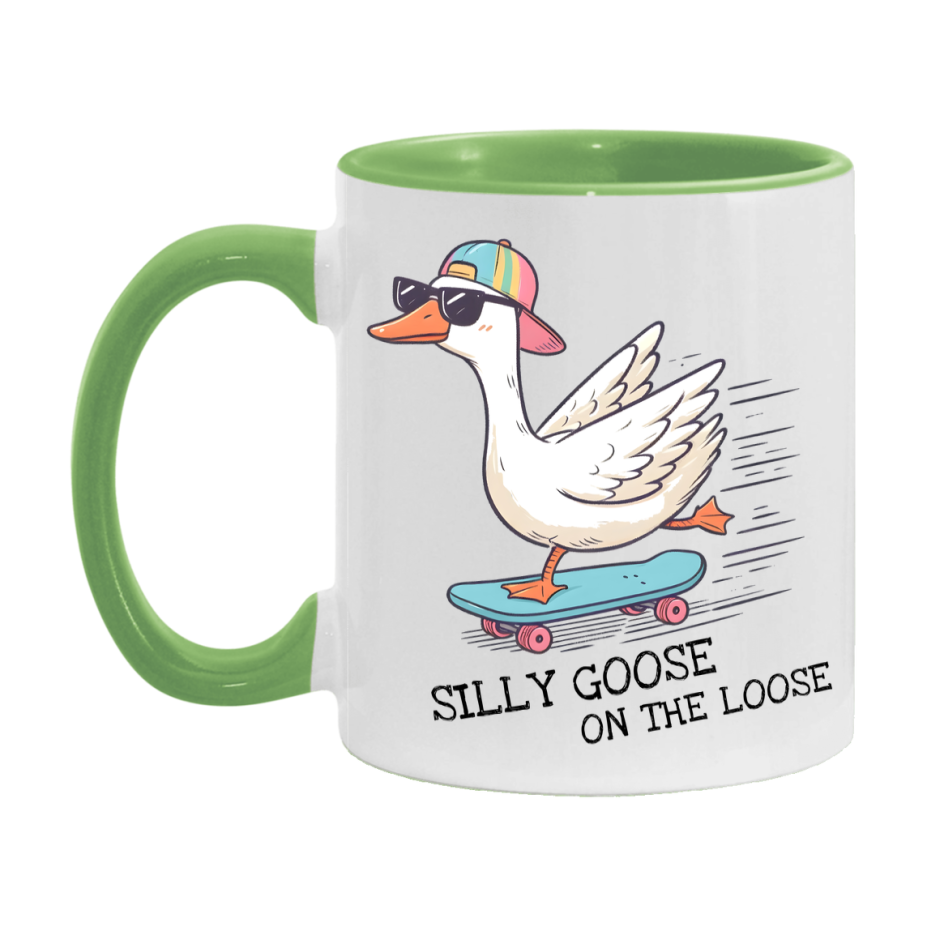 Silly Goose Mug, Funny Goose Coffee Mug, 11Oz Or 15Oz Ceramic Cup