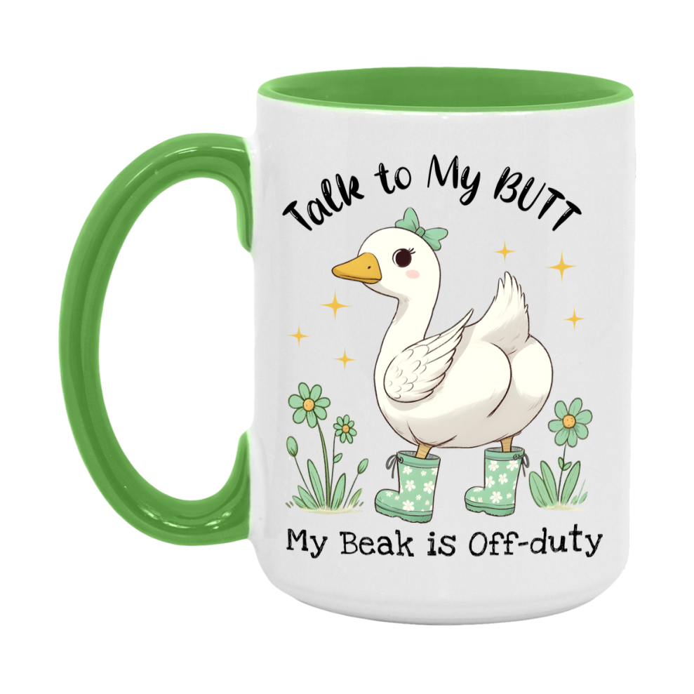 Silly Goose Mug, Funny Goose Coffee Mug, 11Oz Or 15Oz Ceramic Cup