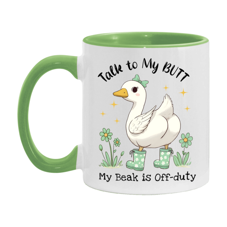 Silly Goose Mug, Funny Goose Coffee Mug, 11Oz Or 15Oz Ceramic Cup
