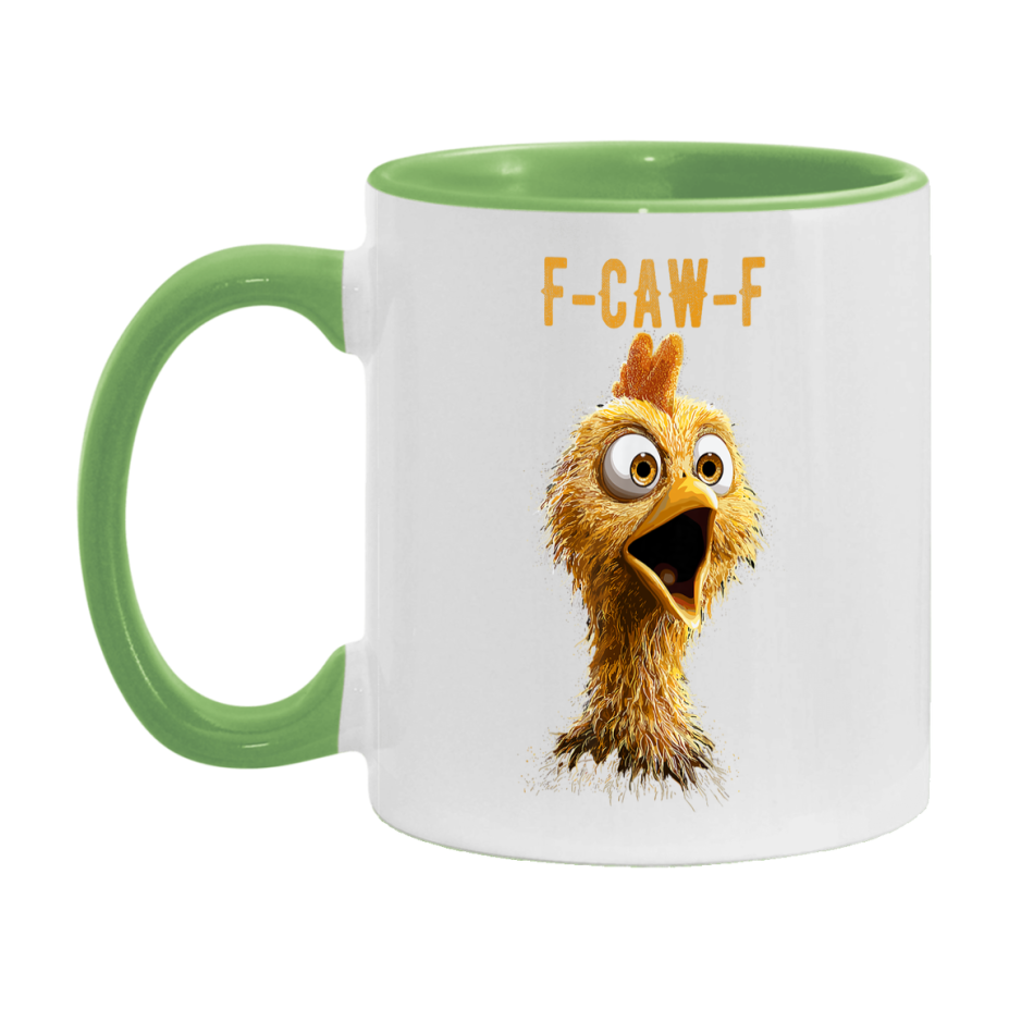 F Caw F Mug, Funny Bird Coffee Mug, 11Oz Or 15Oz Ceramic Cup