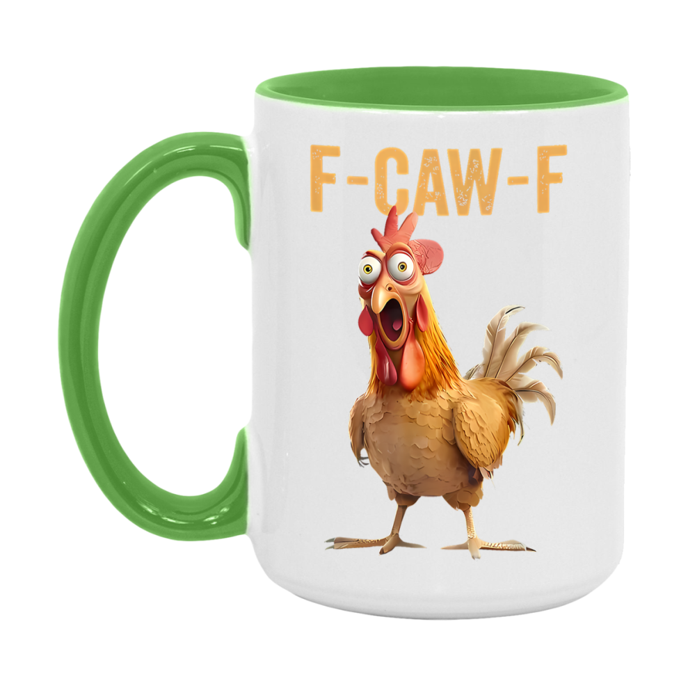 F Caw F Mug, Funny Bird Coffee Mug, 11Oz Or 15Oz Ceramic Cup