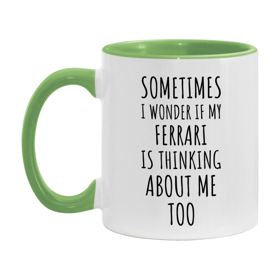Ferrari Car Lover Mug, Funny Ferrari Coffee Mug