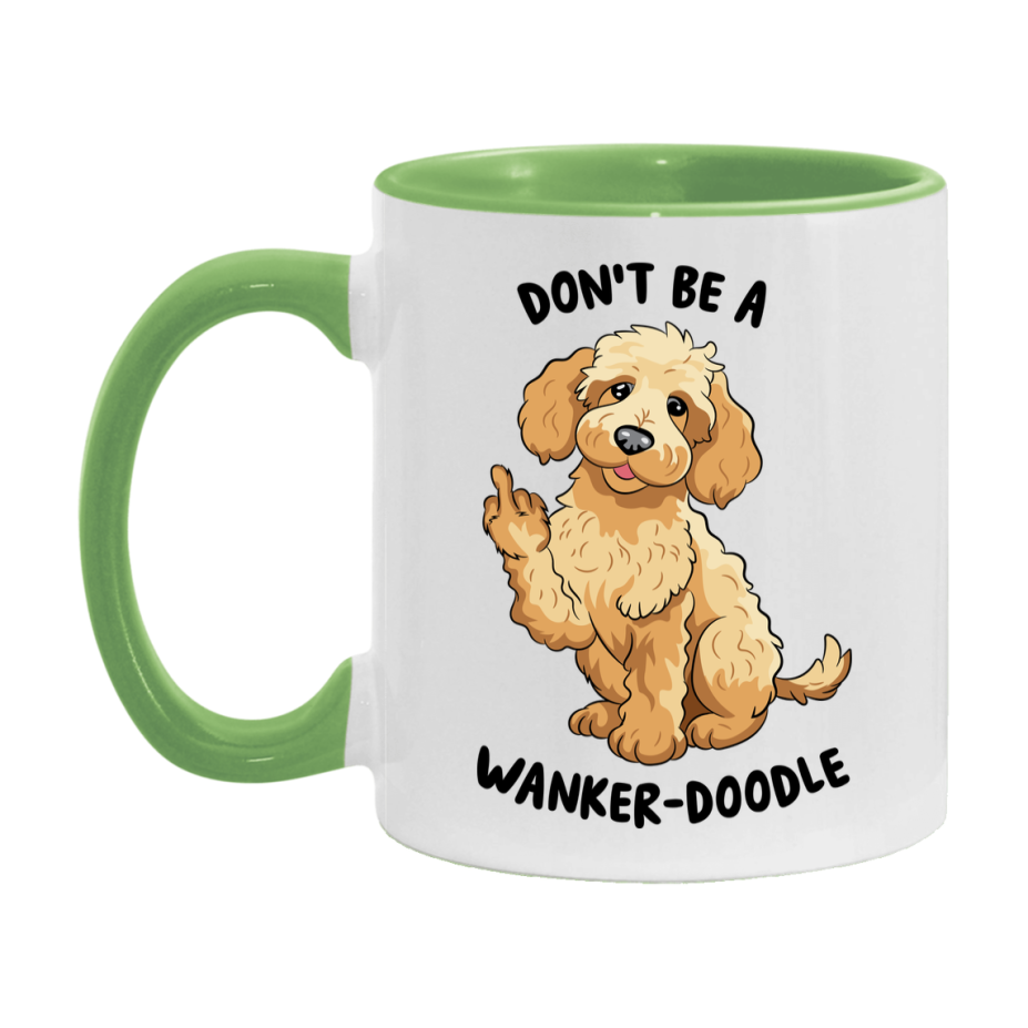 Don’t Be A Wanker Doodle Mug, 11Oz Or 15Oz Coffee Cup
