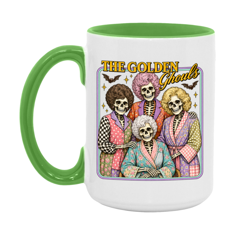 The Golden Ghouls Mug - Halloween Coffee Mug, 11Oz Or 15Oz Ceramic Cup
